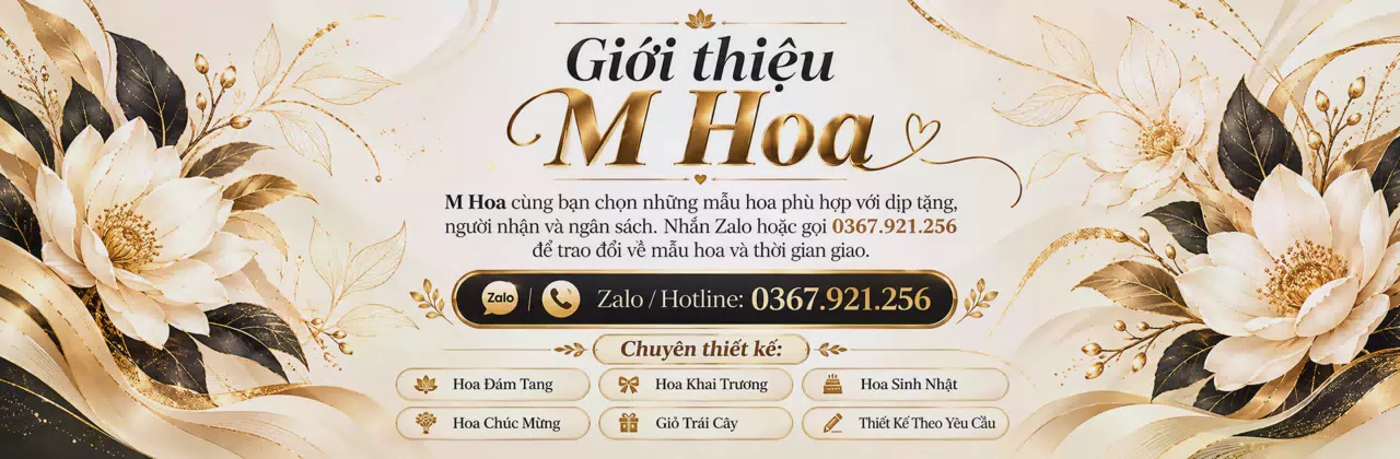 Ảnh bìa Shop hoa tươi Tân Biên Tây Ninh - Một món hoa, nhiều điều muốn nói